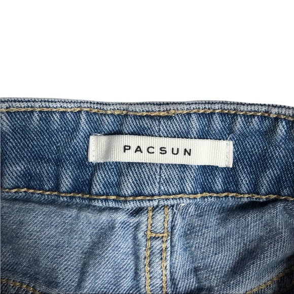 PACSUN Embroidered flowers denim shorts - Picture 8 of 9
